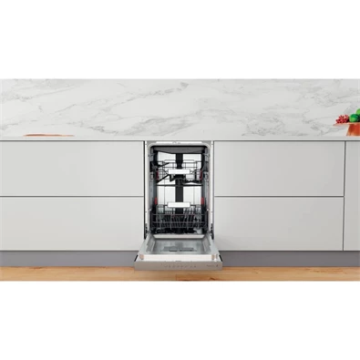 Whirlpool WSBO 3O34 PF X beépíthető keskeny 10 terítékes mosogatógép Whirlpool WSBO 3O34 PF X beépíthető keskeny 10 terítékes mosogatógép