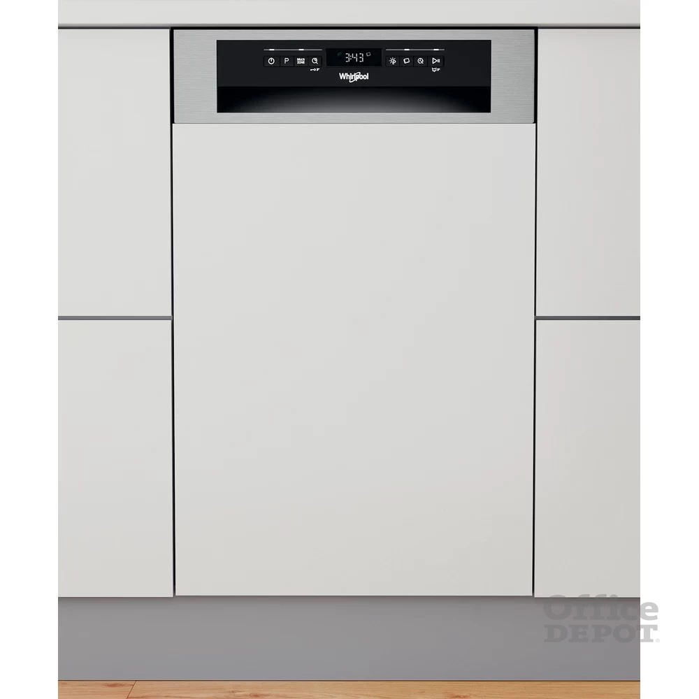 Whirlpool WSBO 3O34 PF X programok száma: 8, beépíthető, 10 terítékes mosogatógép 