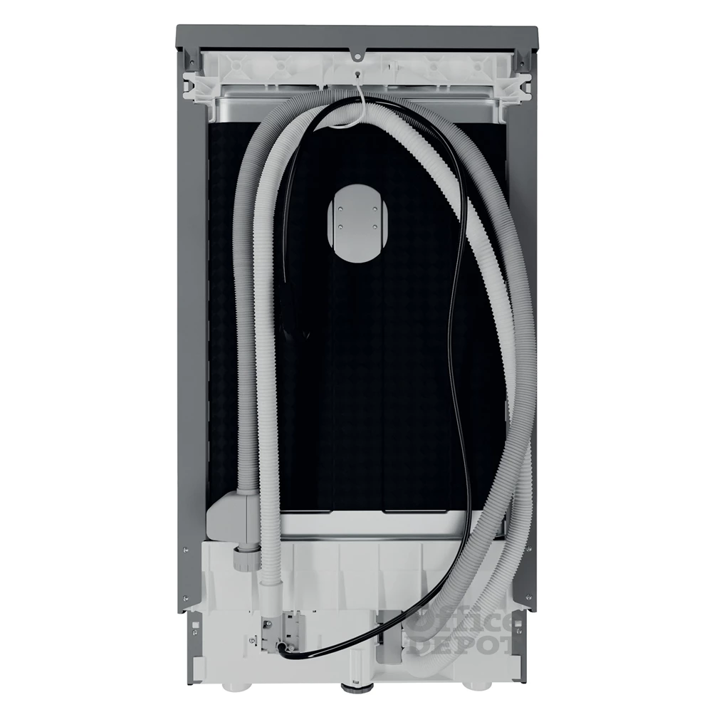 Whirlpool WSFO 3O23 PF X inox, programok száma: 7, keskeny szabadonálló, 10 terítékes mosogatógép 