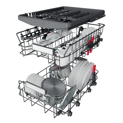 Whirlpool WSFO 3O34 PF keskeny 10 terítékes mosogatógép Whirlpool WSFO 3O34 PF keskeny 10 terítékes mosogatógép