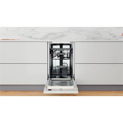 Whirlpool WSIC 3M27 C beépíthető keskeny 10 terítékes mosogatógép Whirlpool WSIC 3M27 C beépíthető keskeny 10 terítékes mosogatógép