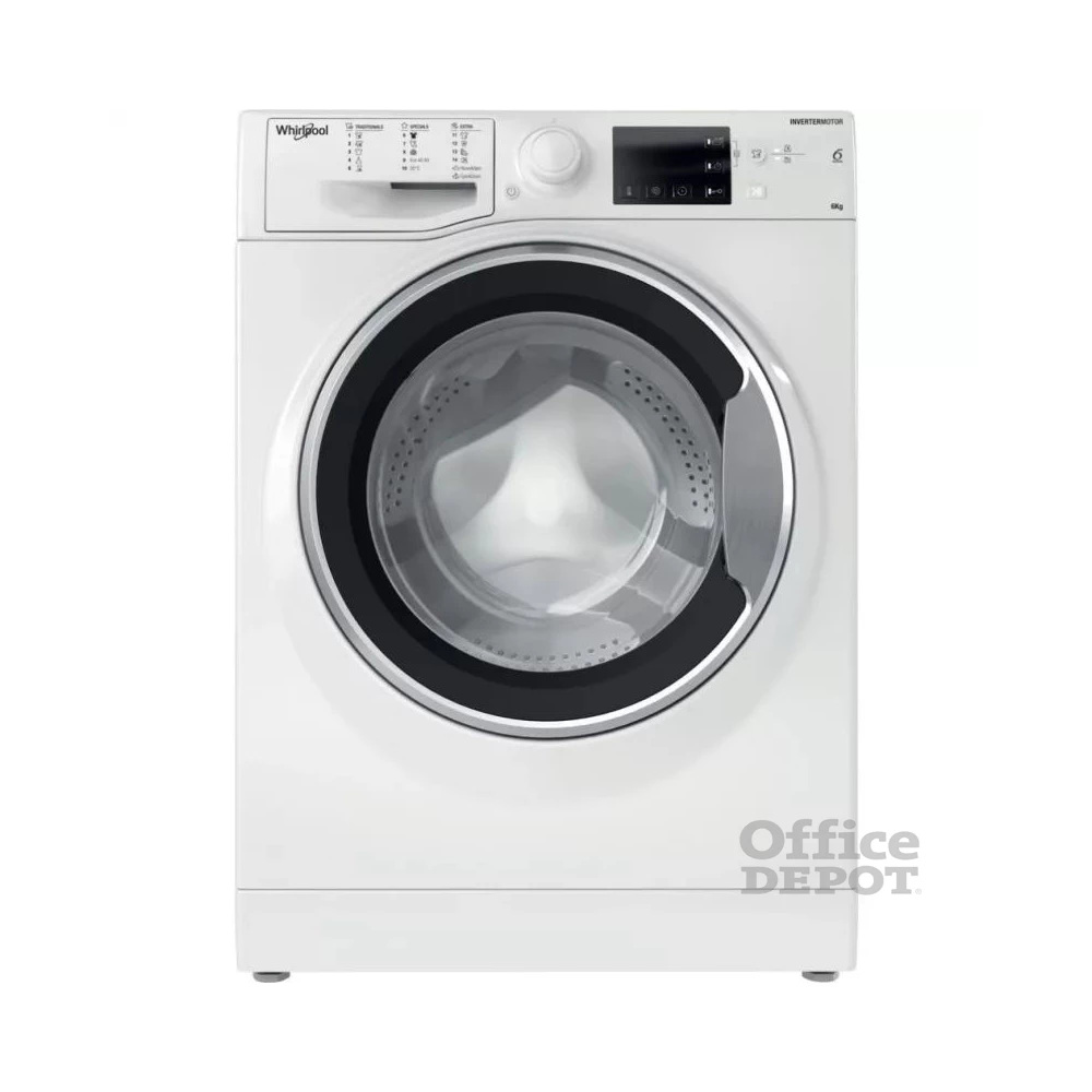 Whirlpool WRBSB 6249 W EU fehér, elöltöltős, max.1200ford., 6 kg, mosógép