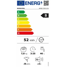 Whirlpool WRSB 7259 D EU 7 kg elöltölős mosógép Whirlpool WRSB 7259 D EU 7 kg elöltölős mosógép