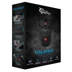 White Shark GALAHAD GM-5007B 6400 dpi fekete gamer egér White Shark GALAHAD GM-5007B 6400 dpi fekete gamer egér