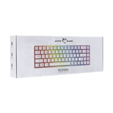 White Shark GK-2201W-HU RONIN-W fehér gamer billentyűzet White Shark GK-2201W-HU RONIN-W fehér gamer billentyűzet