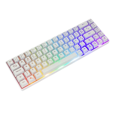 White Shark GK-2201W-HU RONIN-W fehér gamer billentyűzet White Shark GK-2201W-HU RONIN-W fehér gamer billentyűzet