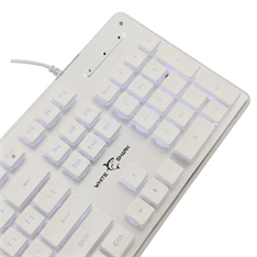 White Shark GK-003241W-US Tachi US fehér gamer billentyűzet White Shark GK-003241W-US Tachi US fehér gamer billentyűzet