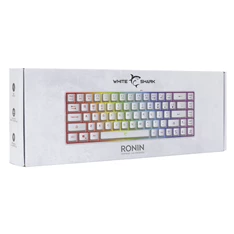 White Shark GK-2201W-HU RONIN-W fehér gamer billentyűzet White Shark GK-2201W-HU RONIN-W fehér gamer billentyűzet