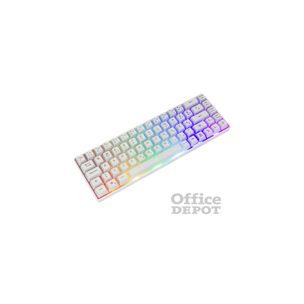White Shark GK-2201W-HU RONIN-W fehér gamer billentyűzet