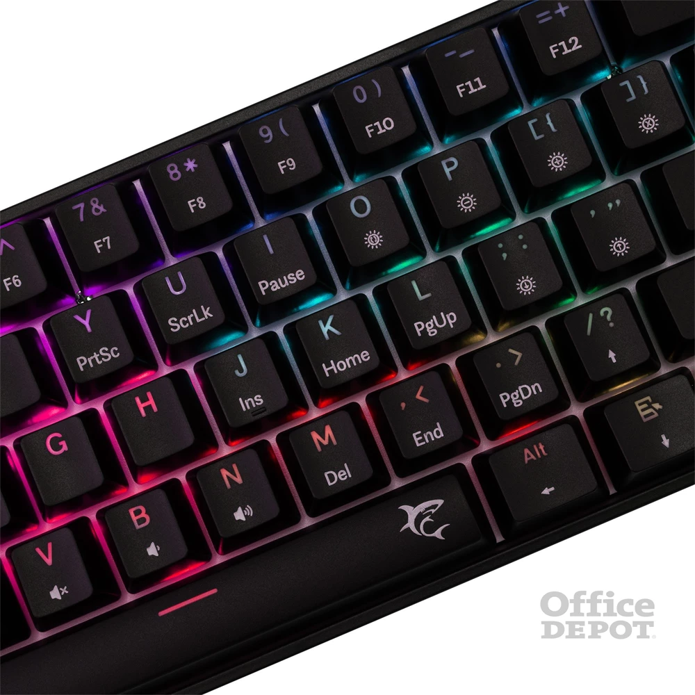 White Shark SHINOBI 2 GK-004113B/R-HU HUN fekete mechanikus (red switch) gamer billentyűzet