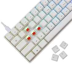 White Shark SHINOBI 2 GK-004213V2-W/R-HU HUN fehér mechanikus (red switch) gamer billentyűzet