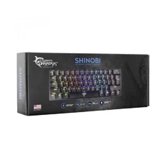 White Shark SHINOBI GK-2022B/BL-HU fekete mechanikus (blue switch) gamer billentyűzet White Shark SHINOBI GK-2022B/BL-HU fekete mechanikus (blue switch) gamer billentyűzet