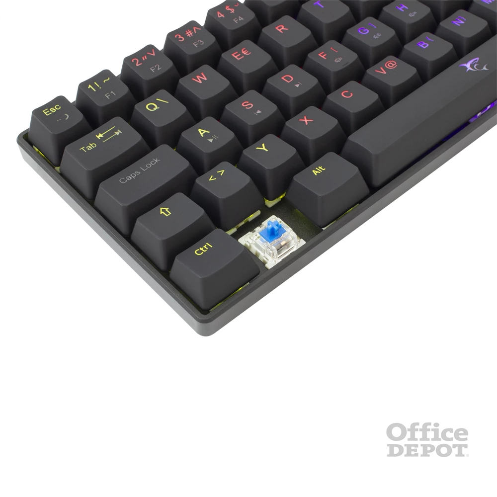 White Shark SHINOBI GK-2022B/BL-US fekete mechanikus (blue switch) gamer billentyűzet
