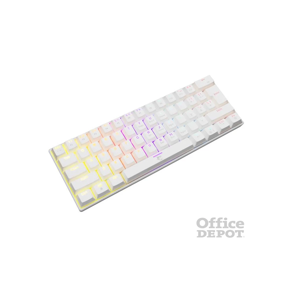 White Shark SHINOBI GK-2022W/BL-HU fehér mechanikus (blue switch) gamer billentyűzet