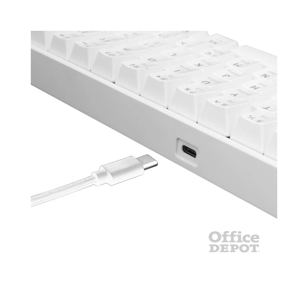 White Shark SHINOBI GK-2022W/BL-HU fehér mechanikus (blue switch) gamer billentyűzet