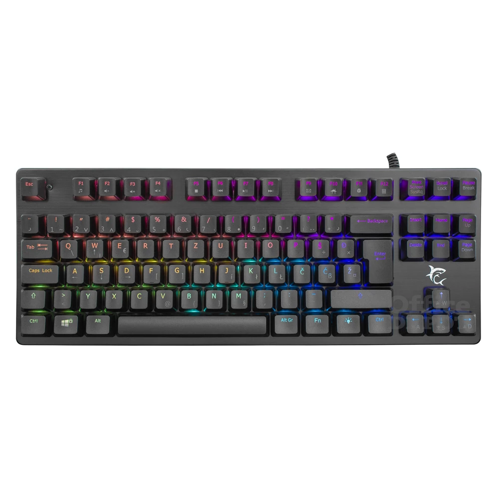 White Shark SPARTAN-X GK-2101HU SPARTAN-X mechanikus magyar (red switch) gamer billentyűzet