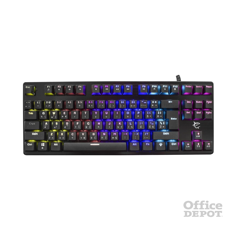 White Shark SPARTAN GK-1925 US mechanikus (blue switch) gamer billentyűzet