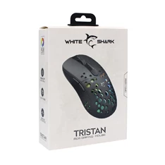 White Shark TRISTAN GM-9004 7D 12000 dpi, RGB fekete gamer egér White Shark TRISTAN GM-9004 7D 12000 dpi, RGB fekete gamer egér
