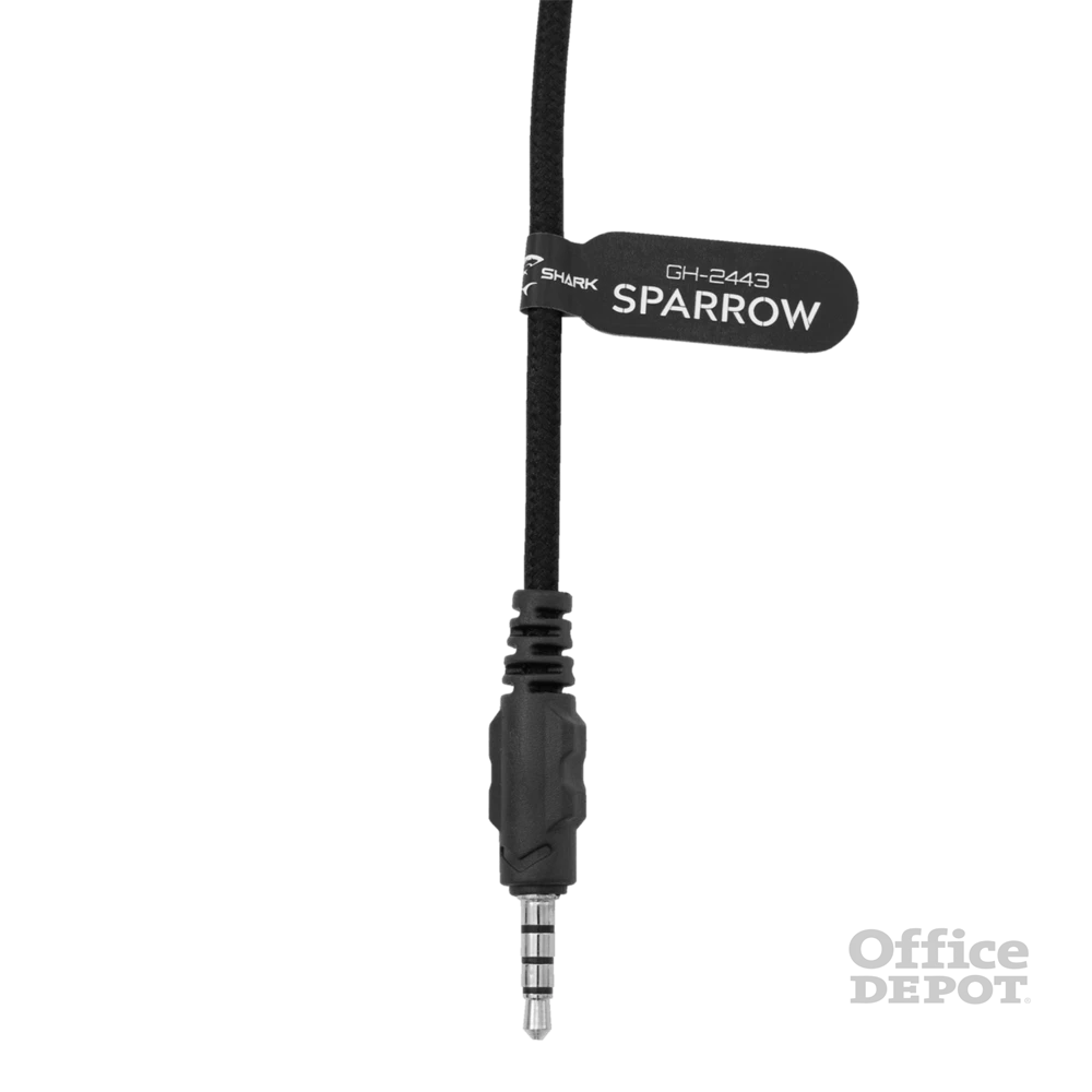 White Shark WS GH-2443B SPARROW-B fekete gamer headset