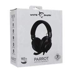 White Shark WS GH-2440B PARROT-B fekete gamer headset White Shark WS GH-2440B PARROT-B fekete gamer headset