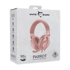 White Shark WS GH-2440P PARROT-P rózsaszín gamer headset