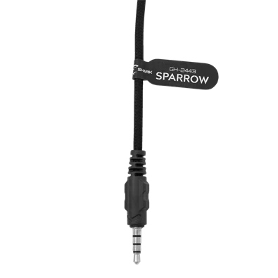 White Shark WS GH-2443B SPARROW-B fekete gamer headset