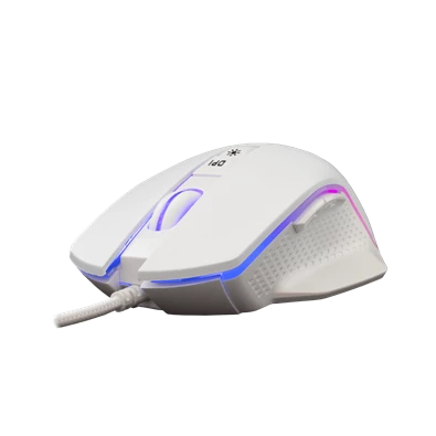 White Shark WS GM-5009W GARETH-W vezetékes fehér gamer egér White Shark WS GM-5009W GARETH-W vezetékes fehér gamer egér