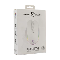 White Shark WS GM-5009W GARETH-W vezetékes fehér gamer egér White Shark WS GM-5009W GARETH-W vezetékes fehér gamer egér