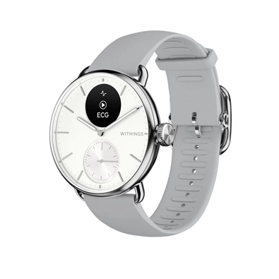 Withings HWA10-model 2 ScanWatch 2 38mm fehér okosóra (Újracsomagolt) Withings HWA10-model 2 ScanWatch 2 38mm fehér okosóra (Újracsomagolt)