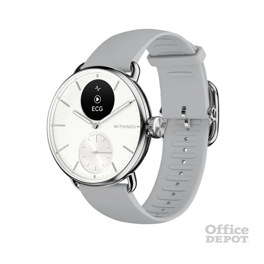 Withings HWA10-model 2 ScanWatch 2 38mm fehér okosóra (Újracsomagolt)