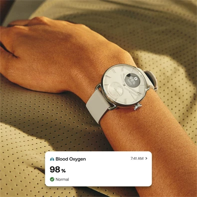 Withings HWA10-model 2 ScanWatch 2 38mm fehér okosóra (Újracsomagolt) Withings HWA10-model 2 ScanWatch 2 38mm fehér okosóra (Újracsomagolt)