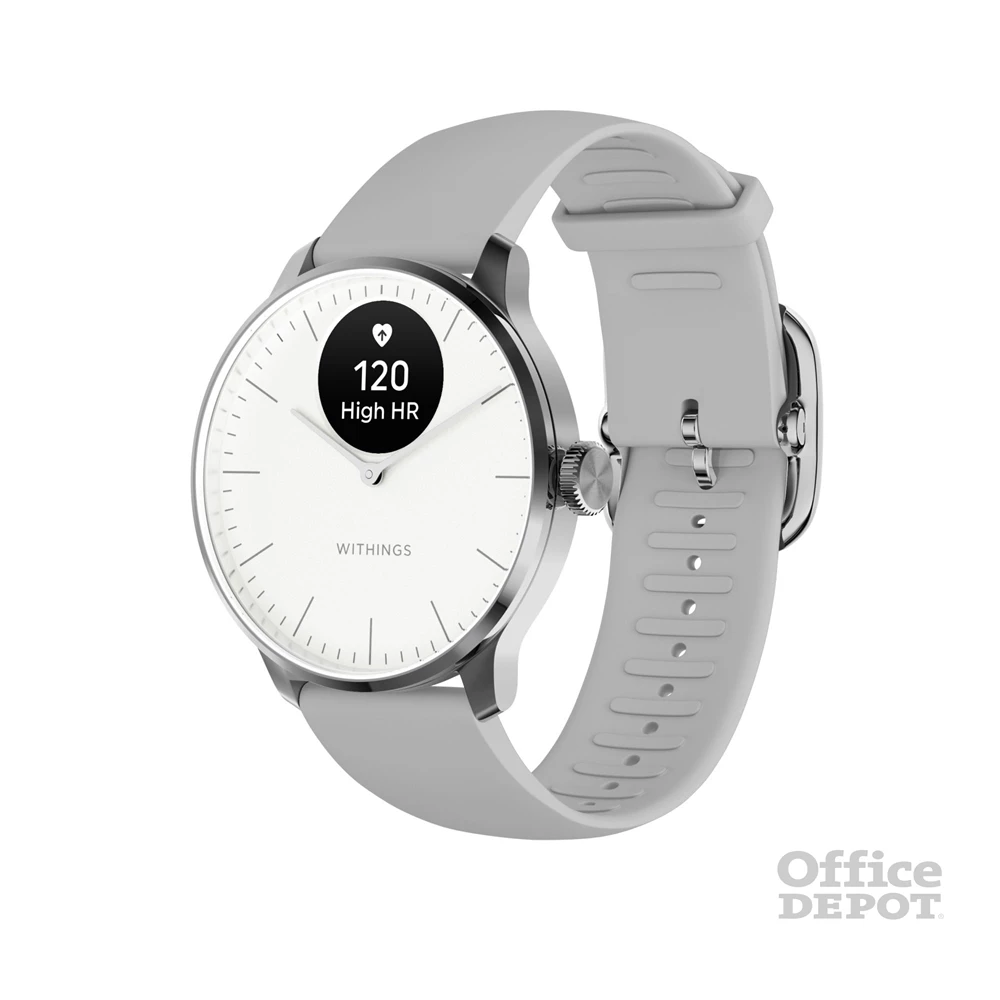 Withings HWA11-model 3 ScanWatch Light 37mm fehér okosóra