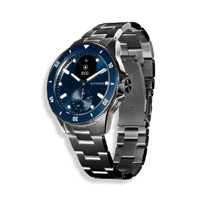 Withings ScanWatch Nova hibrid 42mm kék okosóra Withings ScanWatch Nova hibrid 42mm kék okosóra