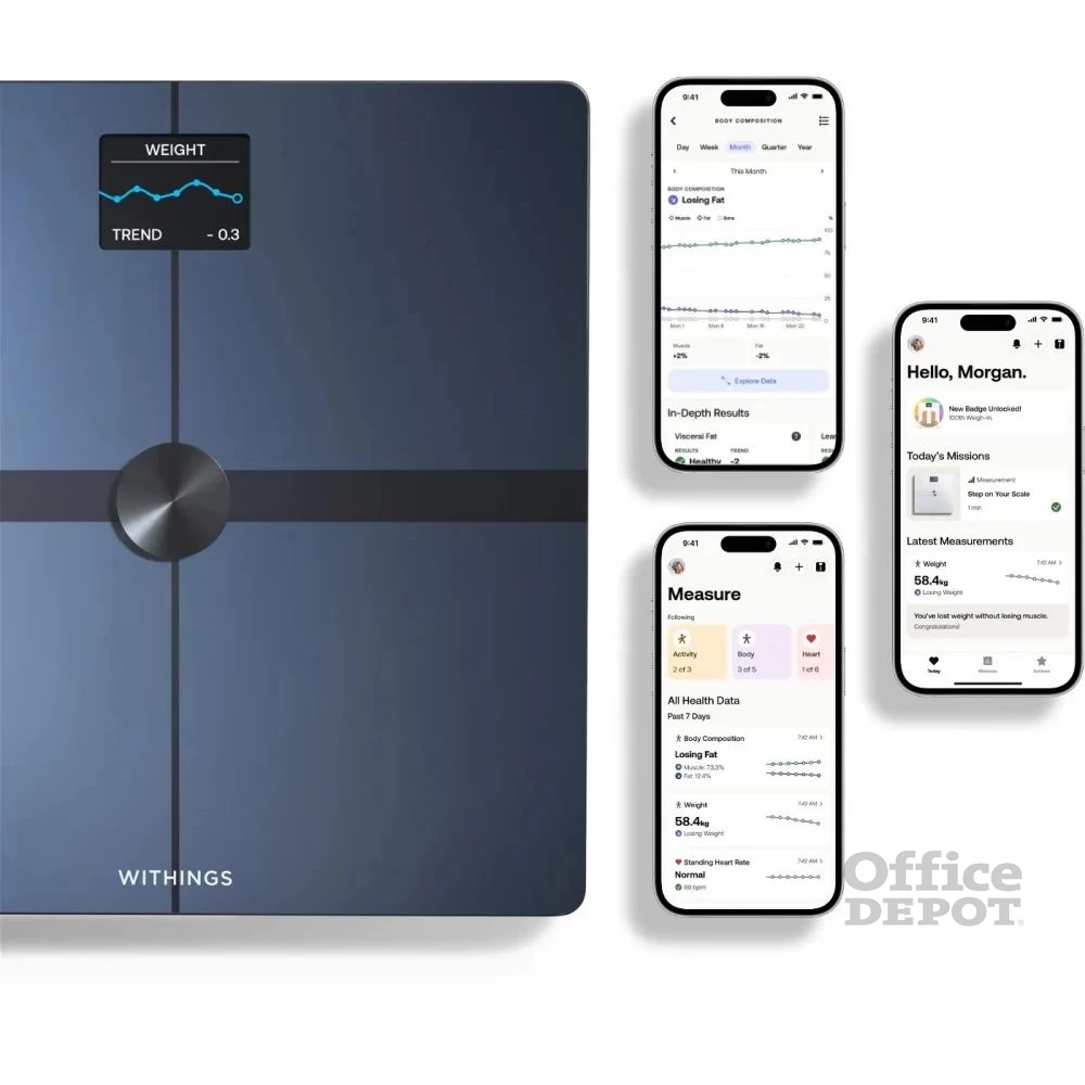 Withings Body Smart All-Inter fekete személymérleg