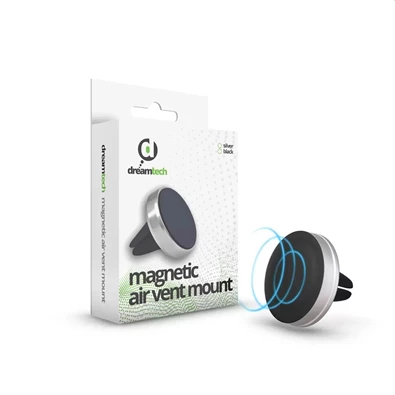 Dreamtech 118756 Magnetic Air Vent Mount univerzális mágneses ezüst autós telefontartó Dreamtech 118756 Magnetic Air Vent Mount univerzális mágneses ezüst autós telefontartó