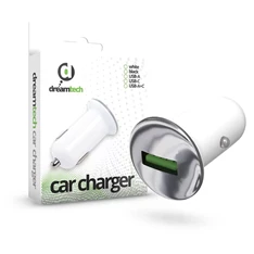 Dreamtech 124333 QC3.0 univerzális ezüst autós töltő Dreamtech 124333 QC3.0 univerzális ezüst autós töltő