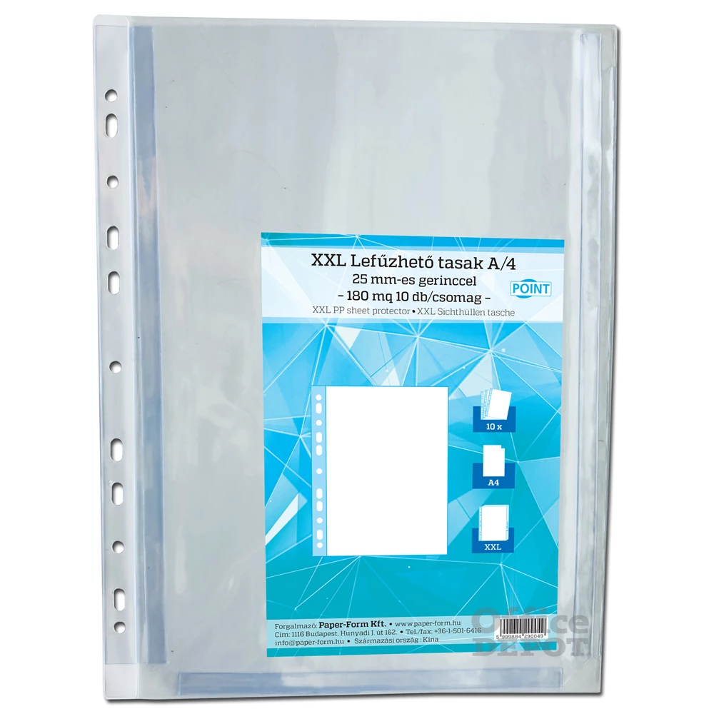 XXL A4 180 mikronos 10db lefűzhető genotherm