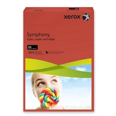 Xerox Symphony A4 160g intenzív vörös másolópapír Xerox Symphony A4 160g intenzív vörös másolópapír