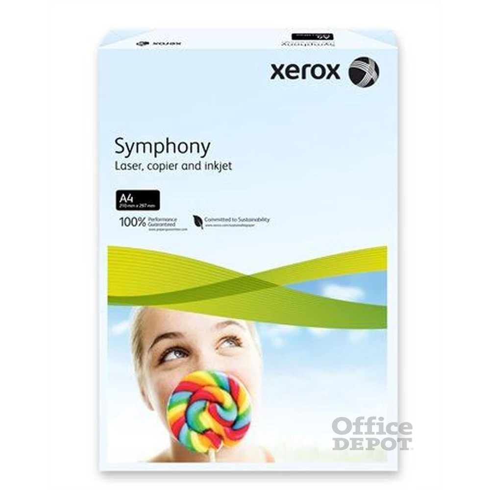 Xerox Symphony A4 160g pasztell világoskék másolópapír