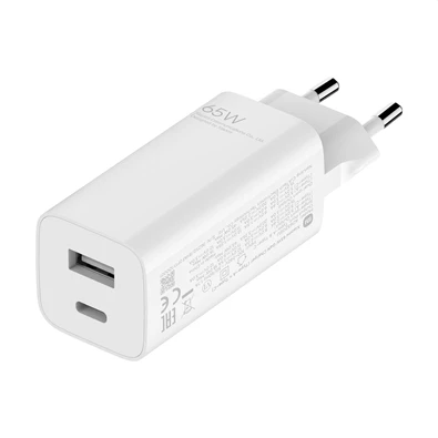 Xiaomi BHR5515GL 65W GaN Charger USB Type-A + Type-C hálózati töltő adapter Xiaomi BHR5515GL 65W GaN Charger USB Type-A + Type-C hálózati töltő adapter