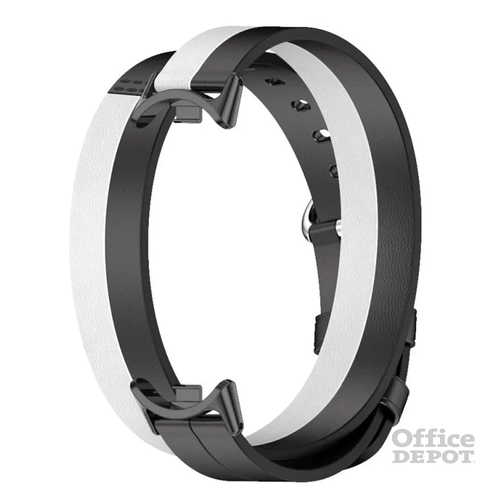 Xiaomi BHR7311GL Smart Band 8 Double Wrap Strap fekete-fehér óraszíj