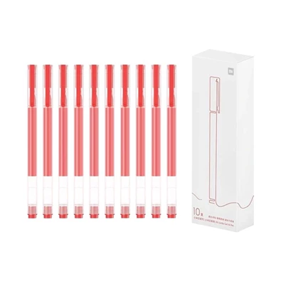 Xiaomi High-capacity BHR8863GL 10-es csomag 0,5mm piros zselés toll Xiaomi High-capacity BHR8863GL 10-es csomag 0,5mm piros zselés toll