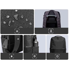 Xiaomi Mi Commuter Backpack 15,6" sötétszürke notebook hátizsák Xiaomi Mi Commuter Backpack 15,6" sötétszürke notebook hátizsák