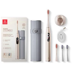 Oclean X Pro Digital Set szónikus arany elektromos okos fogkefe szett Oclean X Pro Digital Set szónikus arany elektromos okos fogkefe szett
