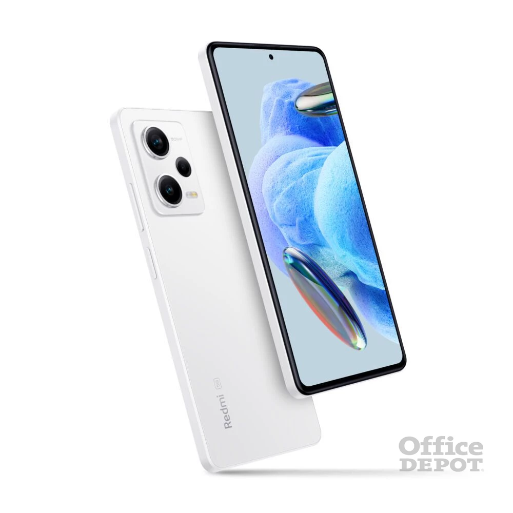 Xiaomi Redmi Note 12 Pro 5G 6/128GB DualSIM kártyafüggetlen okostelefon - fehér (Android)