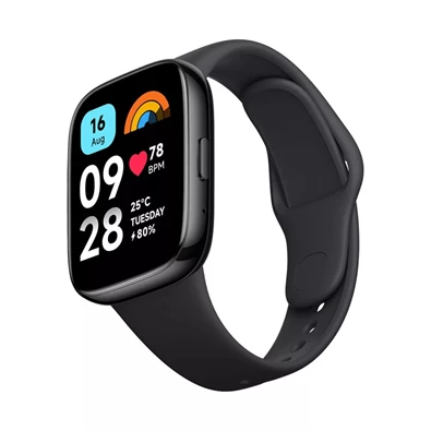 Xiaomi Redmi Watch 3 Active fekete okosóra Xiaomi Redmi Watch 3 Active fekete okosóra
