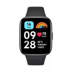 Xiaomi Redmi Watch 3 Active fekete okosóra Xiaomi Redmi Watch 3 Active fekete okosóra