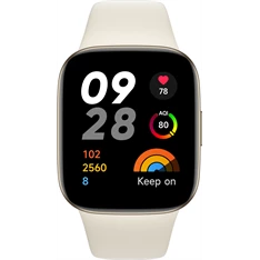 Xiaomi Redmi Watch 3 elefántcsont okosóra Xiaomi Redmi Watch 3 elefántcsont okosóra