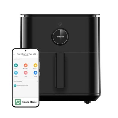 Xiaomi Smart Air Fryer fekete 6,5 L forrólevegős sütő (air fryer/airfryer) Xiaomi Smart Air Fryer fekete 6,5 L forrólevegős sütő (air fryer/airfryer)