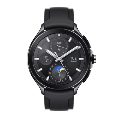 Xiaomi Watch 2 Pro fluorgumi szíjas fekete okosóra Xiaomi Watch 2 Pro fluorgumi szíjas fekete okosóra